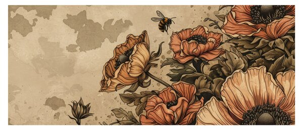 Slika - Pčelinja livada II. (120x50 cm)