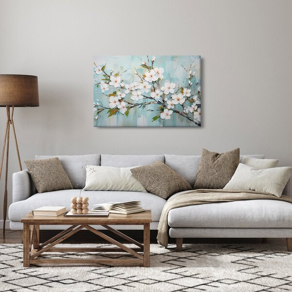 Slika - Slikanje, rascvjetale grane (90x60 cm)