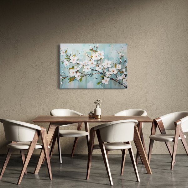 Slika - Slikanje, rascvjetale grane (90x60 cm)