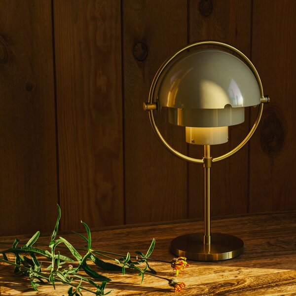 Stolne Lampa GUBI, Multi-Lite, prigušiv, Zlato / mjed, Dnevna soba, Metal, Dizajn