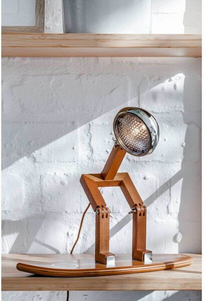 Stolne Lampa Pilke, Bijela, Dnevna soba, Aluminij
