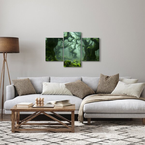 Slika - Šuma obrasla mahovinom (90x60 cm)
