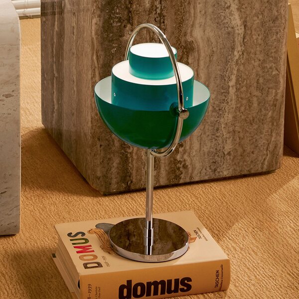 Stolne Lampa GUBI, Multi-Lite, prigušiv, Metalik, Dnevna soba, Metal, Dizajn
