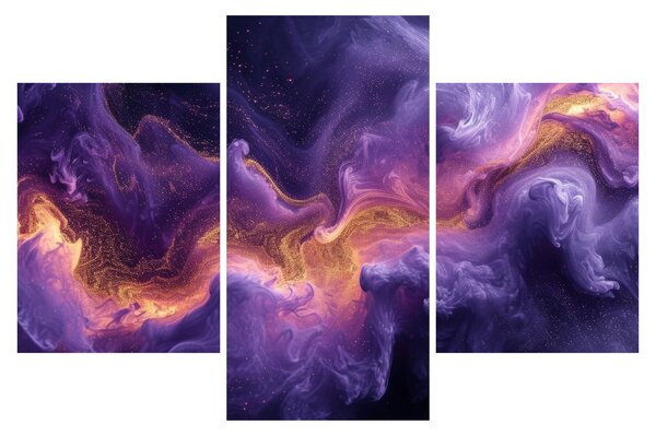 Slika - Ljubičasta maglica (90x60 cm)