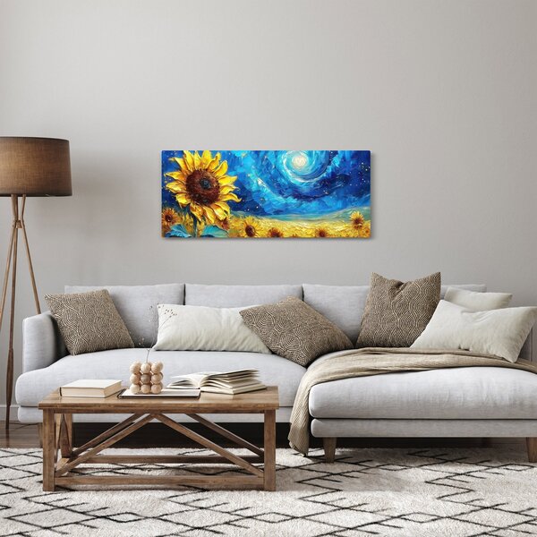 Slika - Slikanje suncokreta (120x50 cm)