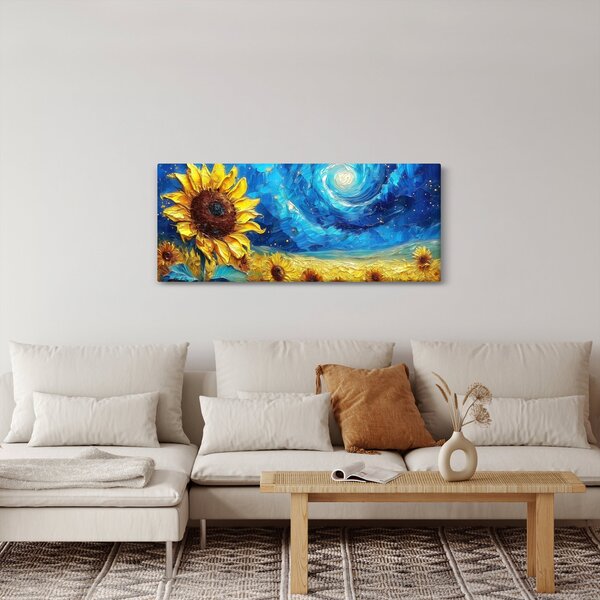 Slika - Slikanje suncokreta (120x50 cm)