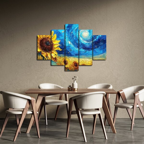 Slika - Slikanje suncokreta (150x105 cm)