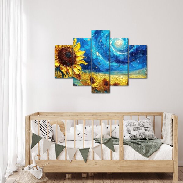 Slika - Slikanje suncokreta (150x105 cm)