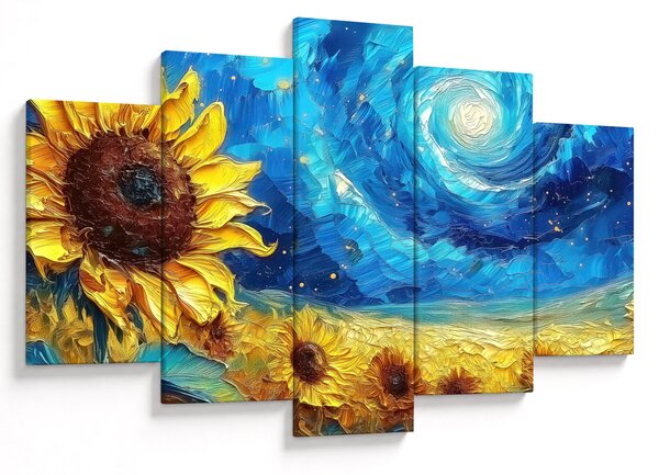 Slika - Slikanje suncokreta (150x105 cm)