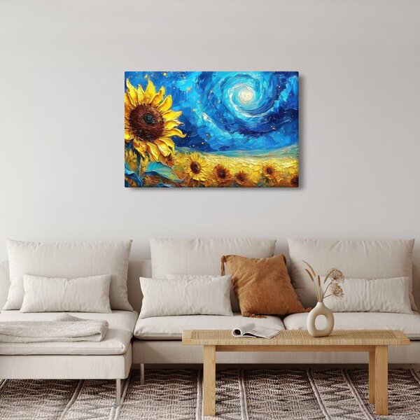 Slika - Slikanje suncokreta (90x60 cm)