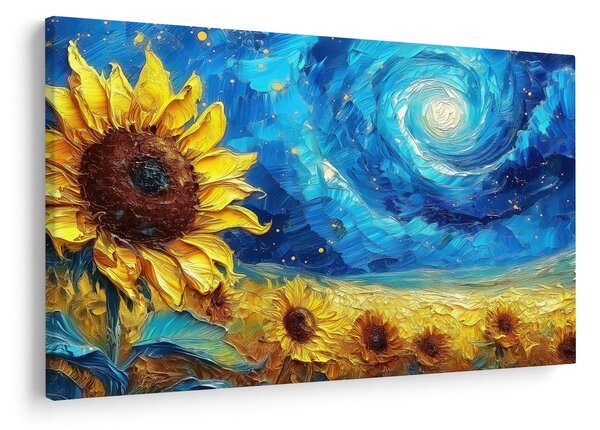 Slika - Slikanje suncokreta (90x60 cm)