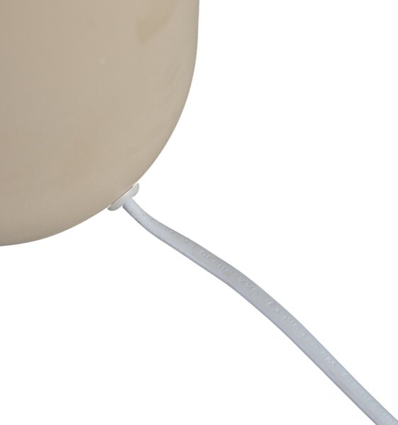 Stolne Lampa Lindby, Lennes, Bijela, Dnevna soba, Staklo, Moderan