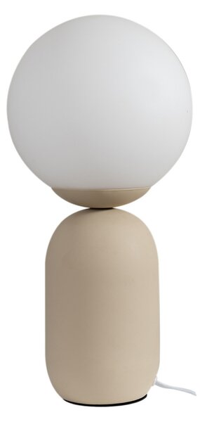 Stolne Lampa Lindby, Lennes, Bijela, Dnevna soba, Staklo, Moderan