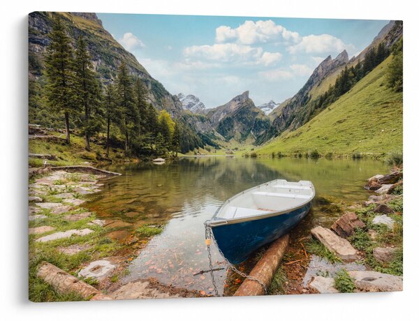 Slika - Seealpsee, jezero u Švicarskoj (70x50 cm)