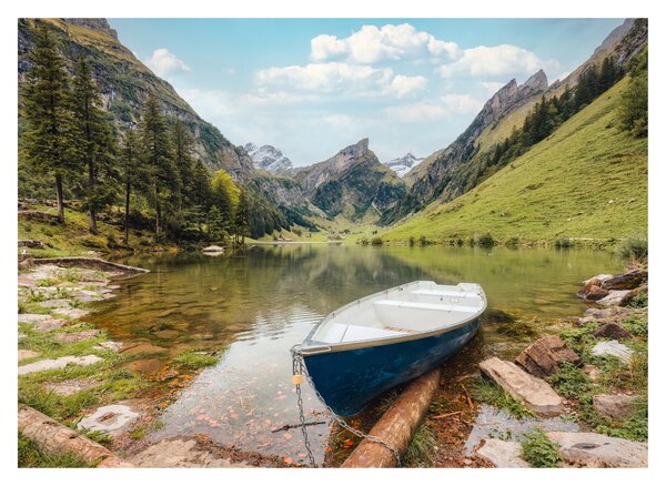 Slika - Seealpsee, jezero u Švicarskoj (70x50 cm)