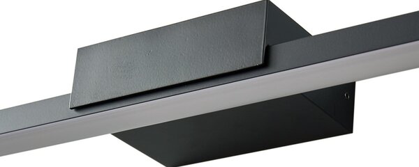 Zidne Svjetiljka Lucande, Kivana, Crno, Kupaonica, Aluminij, Moderan