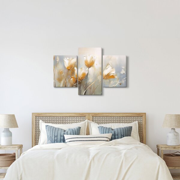 Slika - Slikanje tulipana (90x60 cm)
