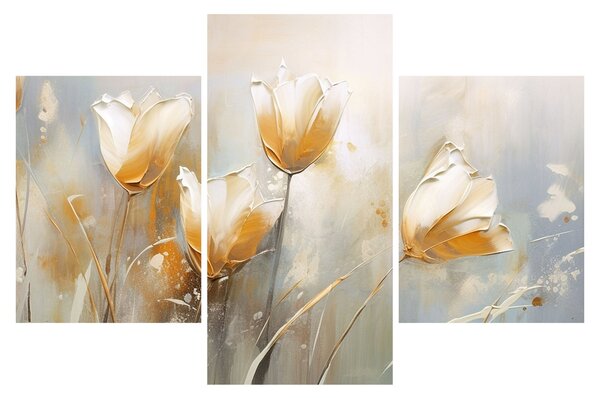 Slika - Slikanje tulipana (90x60 cm)