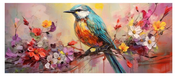 Slika - Slikanje ptice (120x50 cm)