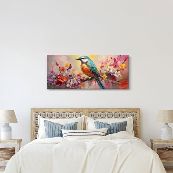 Slika - Slikanje ptice (120x50 cm)