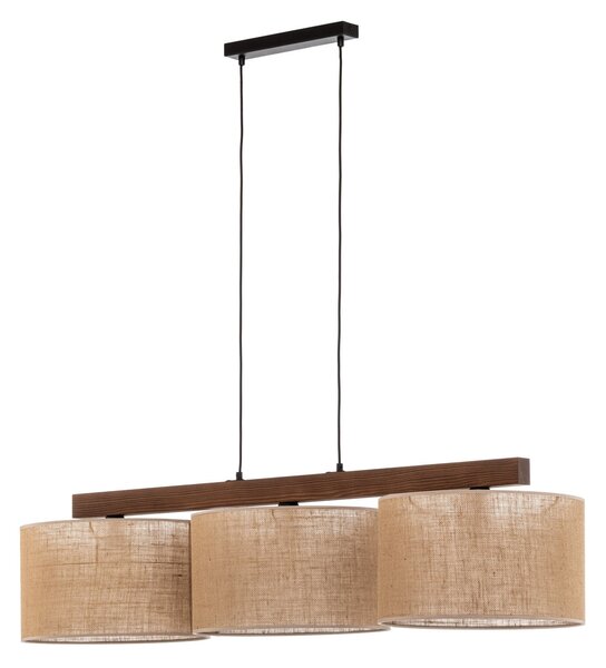 Viseće Svjetiljka TK Lighting, Juta, prigušiv, Bež, Dnevna soba, Tkanina / tekstil