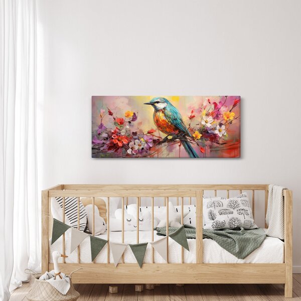 Slika - Slikanje ptice (120x50 cm)