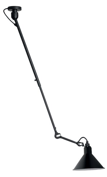 Lampe Gras 302 stropna svjetiljka, crna, konusna – DCW