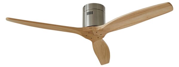 Vindur stropni ventilator Ø 132 cm nikl DC tihi - Lucande Lucande, Vindur, Drvo, Dnevna soba, Drvo, Moderan