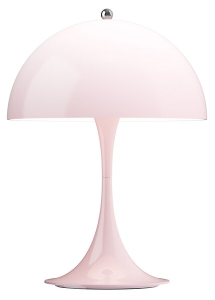 Stolne Lampa Louis Poulsen, Panthella 250, prigušiv, Ružičasta ruža, Dnevna soba, Plastika, Moderan