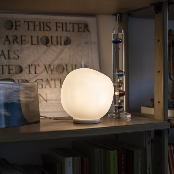 Stolne Lampa Foscarini, Hoba Piccola, Bijela, Dnevna soba, Staklo, Dizajn