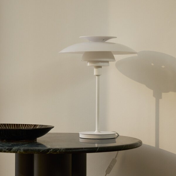 Stolne Lampa Louis Poulsen, PH 80, Bijela, Dnevna soba, Aluminij, Dizajn