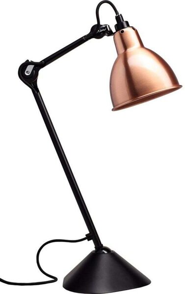 Lampe Gras 205 stolna lampa, crna/bakrena - DCW
