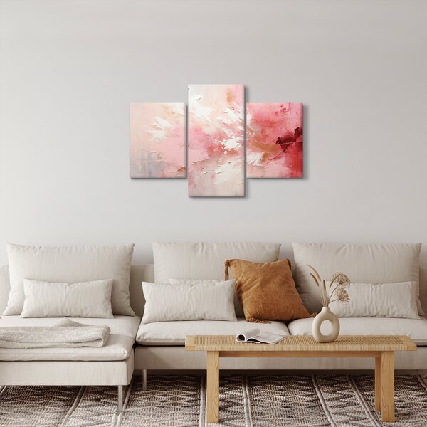 Slika - Ružičasti sažetak (90x60 cm)