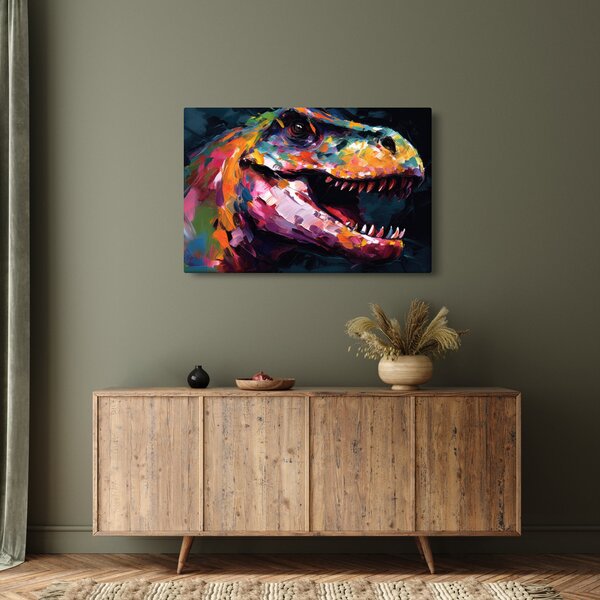 Slika - Dinosaur, slika (90x60 cm)
