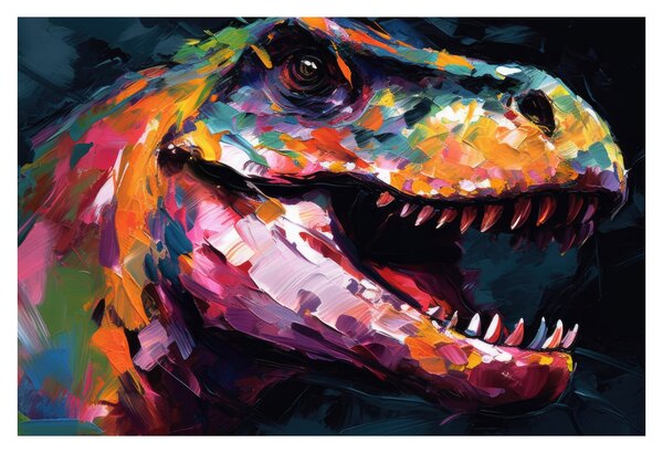 Slika - Dinosaur, slika (90x60 cm)
