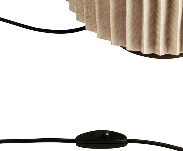 Podne Lampa Watt & Veke, Alba, Smeđa / hrđa, Spavaća soba, Tkanina / tekstil, Dizajn