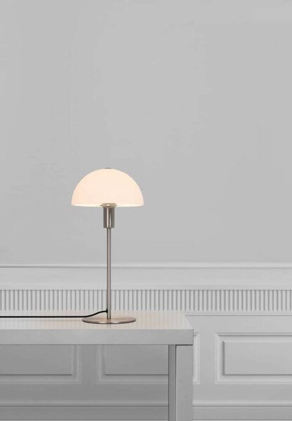 Ellen 20 Stolna lampa Opal/Brushed Steel - Nordlux