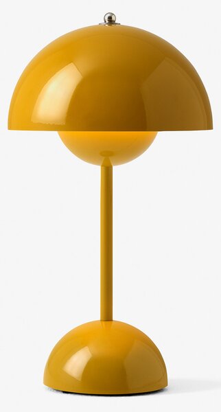 Stolne Lampa &Tradition, Flowerpot VP9, prigušiv, Žuta, Dnevna soba, Plastika, Dizajn
