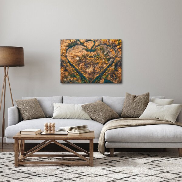Slika - Rijeka u obliku srca (70x50 cm)