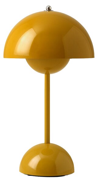 Stolne Lampa &Tradition, Flowerpot VP9, prigušiv, Žuta, Dnevna soba, Plastika, Dizajn