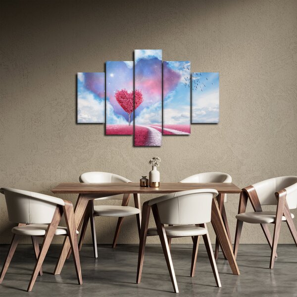 Slika - Stablo ružičastog srca (150x105 cm)