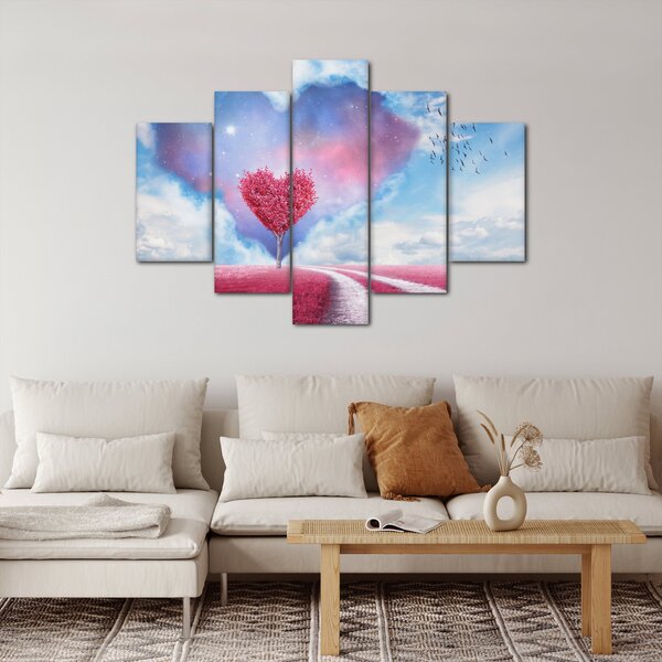 Slika - Stablo ružičastog srca (150x105 cm)