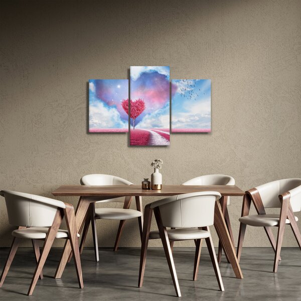 Slika - Stablo ružičastog srca (90x60 cm)