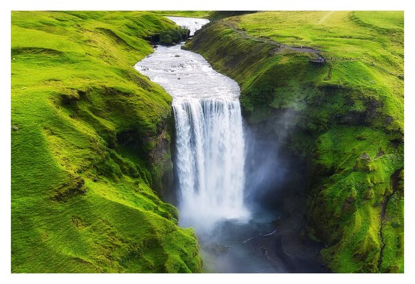 Slika - Vodopad Skogafoss (90x60 cm)