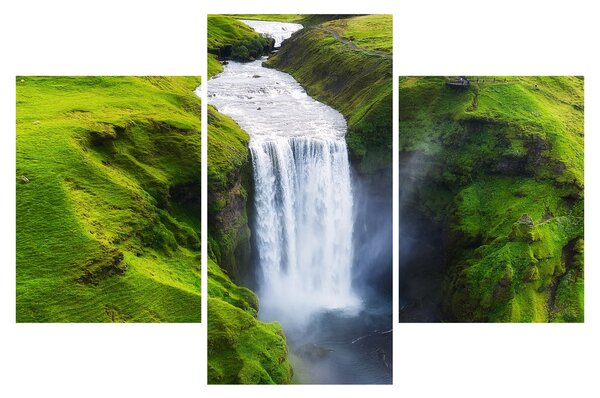 Slika - Vodopad Skogafoss (90x60 cm)