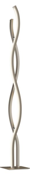Podne Lampa Lucande, Mairia, prigušiv, Metalik, Dnevna soba, Metal, Moderan