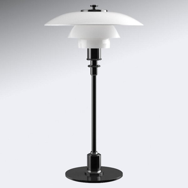 Stolne Lampa Louis Poulsen, PH 2/1, Bijela, Dnevna soba, Metal, Dizajn