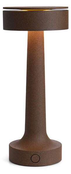 Stolne Lampa ANTIDARK, Smeđa / hrđa, Spavaća soba, Aluminij