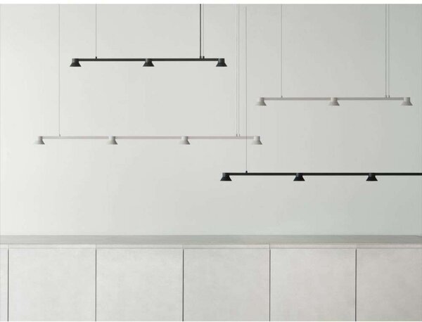 Viseće Svjetiljka Normann Copenhagen, prigušiv, Crno, Blagovaonica, Aluminij