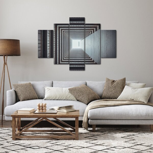 Slika - Pogled iz unutrašnjosti zgrade (150x105 cm)